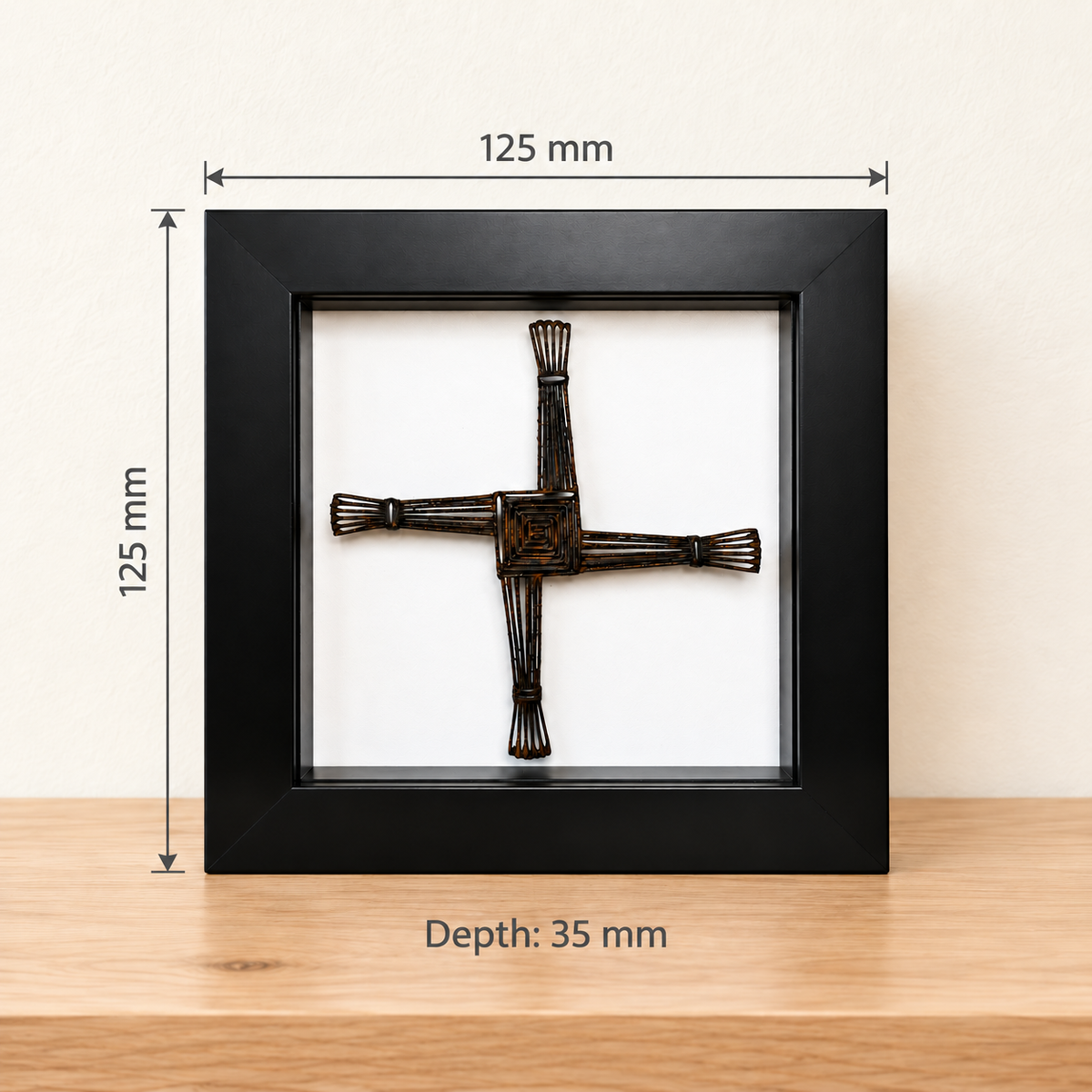 St Brigid’s Cross Shadow Box - 4 x 4