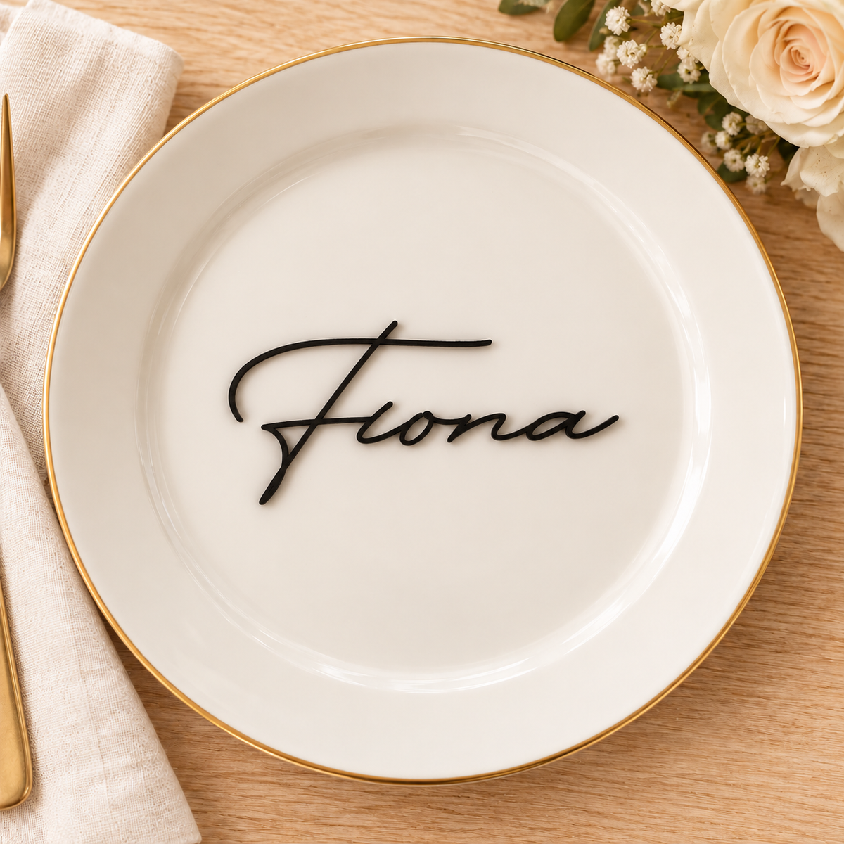 Personalised Ballerina Wedding Place Names