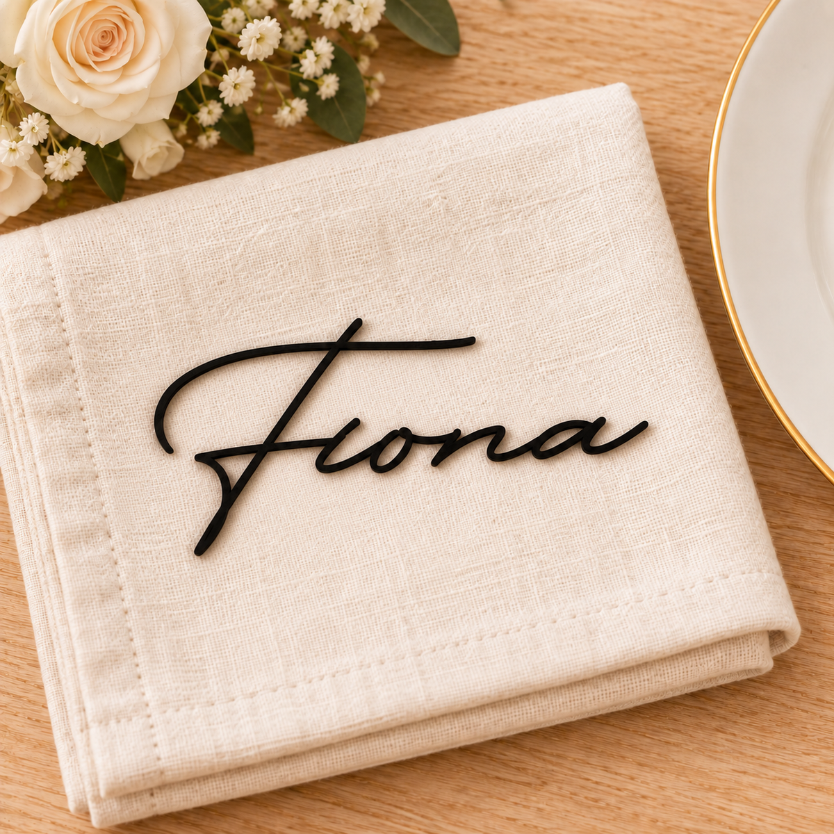 Personalised Ballerina Wedding Place Names