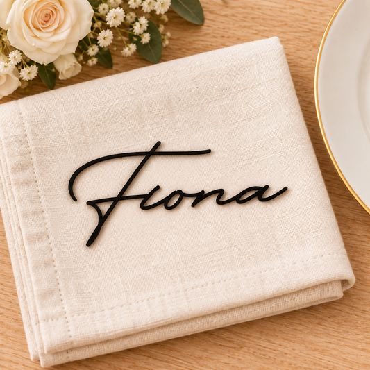 Personalised Ballerina Wedding Place Names