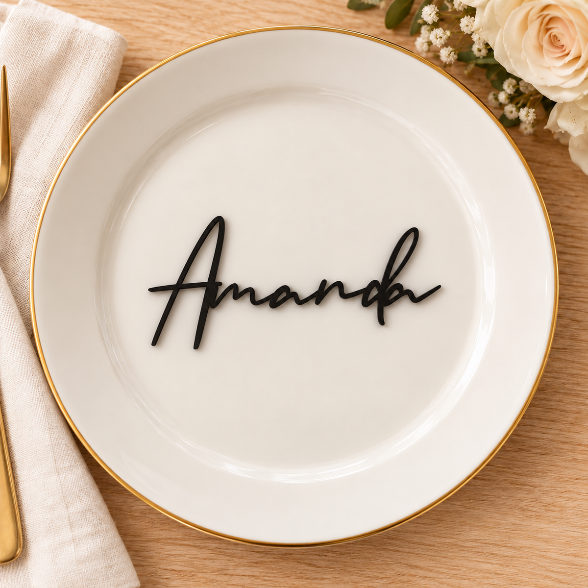 Personalised England Signature Wedding Place Names