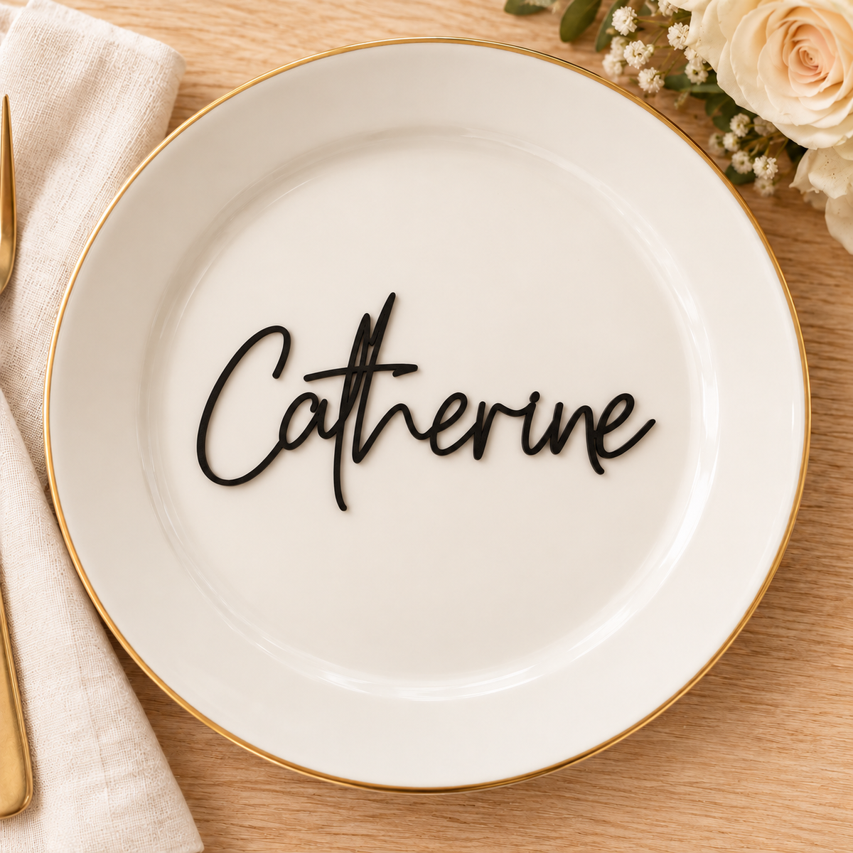 Personalised South Signature Wedding Place Names