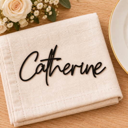 Personalised South Signature Wedding Place Names